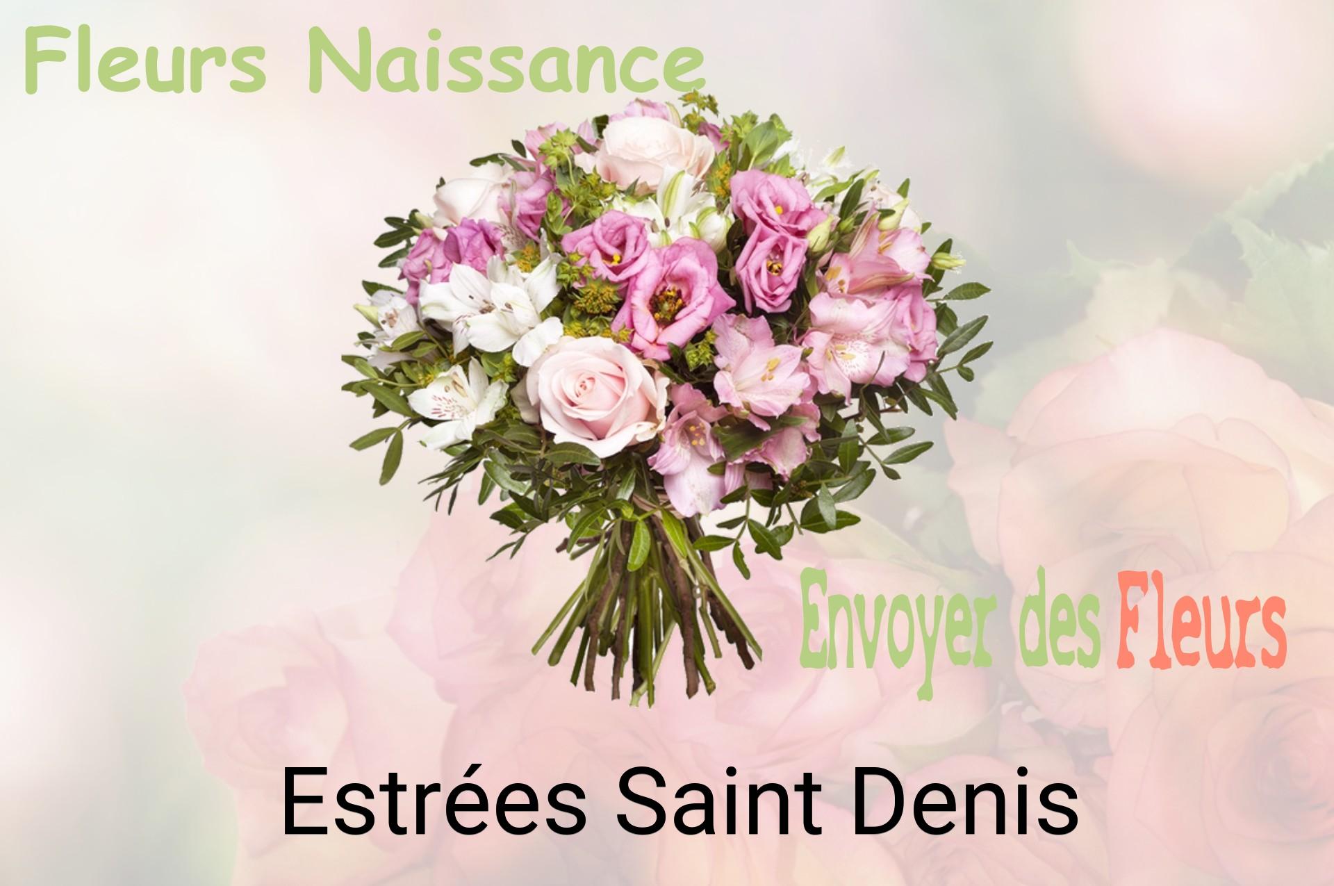 Bouquet de fleurs de naissance livré à Estrées-Saint-Denis
